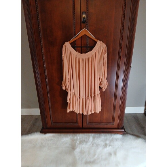 Free People Endless Summer See Ya There Women's Size M Minidress Light Cinnamon - Picture 6 of 10